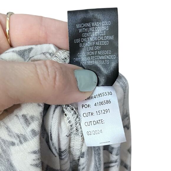 Torrid Tiered Ruffle Babydoll Tank Top 3X Tropical Floral Print Slub Jersey Knit - Picture 7 of 10